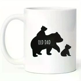 Old Dad Bear Mug - Vintage Coffee Cup - Funny Gift For Fathers - Bear Enthusiast Novelty Drinkware - Senior Tea