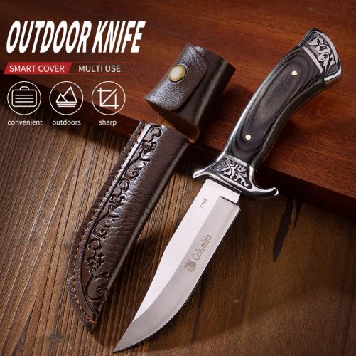 Muzi Holds A Meat Knife