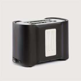2-slice Toaster, Fast And Even Results Every Time, Wide Slots Fit Any Size Bread, Drop-down Crumb Tray, Easy To Clean, Banned From Sale On Amazon (Color: Black)