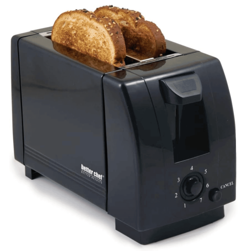 Better Chef 2-Slice Toaster with Pull-Out Crumb Tray Better Chef 2-Slice Toaster with Pull-Out Crumb Tray